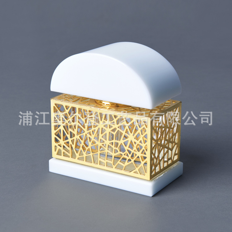 创意乳白K9水晶精油瓶子30ml滴管香水瓶车载迷你香水瓶详情图2