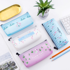 創意火烈鳥鉛筆文具袋兒童活動禮品大容量筆袋日韓男女學習文具盒