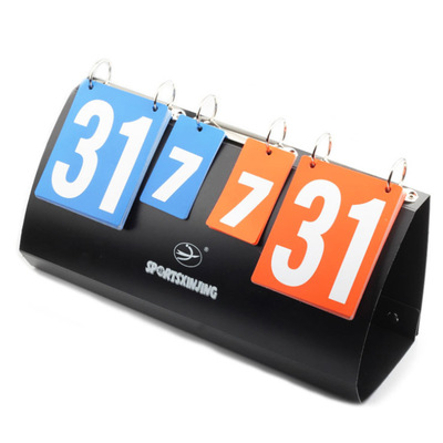 Manufactor supply Basketball Scoreboard Four-digit badminton volleyball Turn scoreboard multi-function fold Scorer wholesale