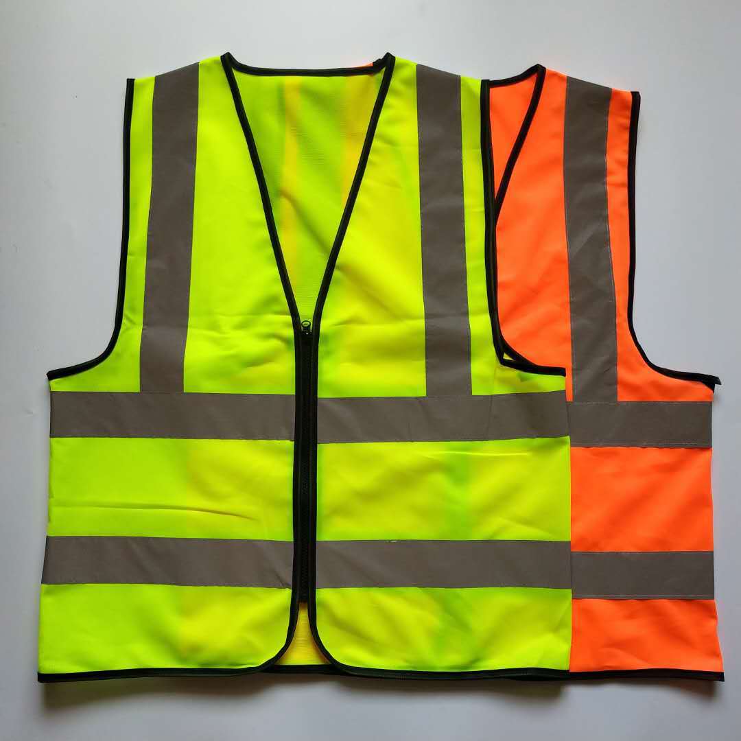 反光背心拉链荧光广告 建筑工地施工反光马甲 交通路政环卫反光衣-阿里巴巴