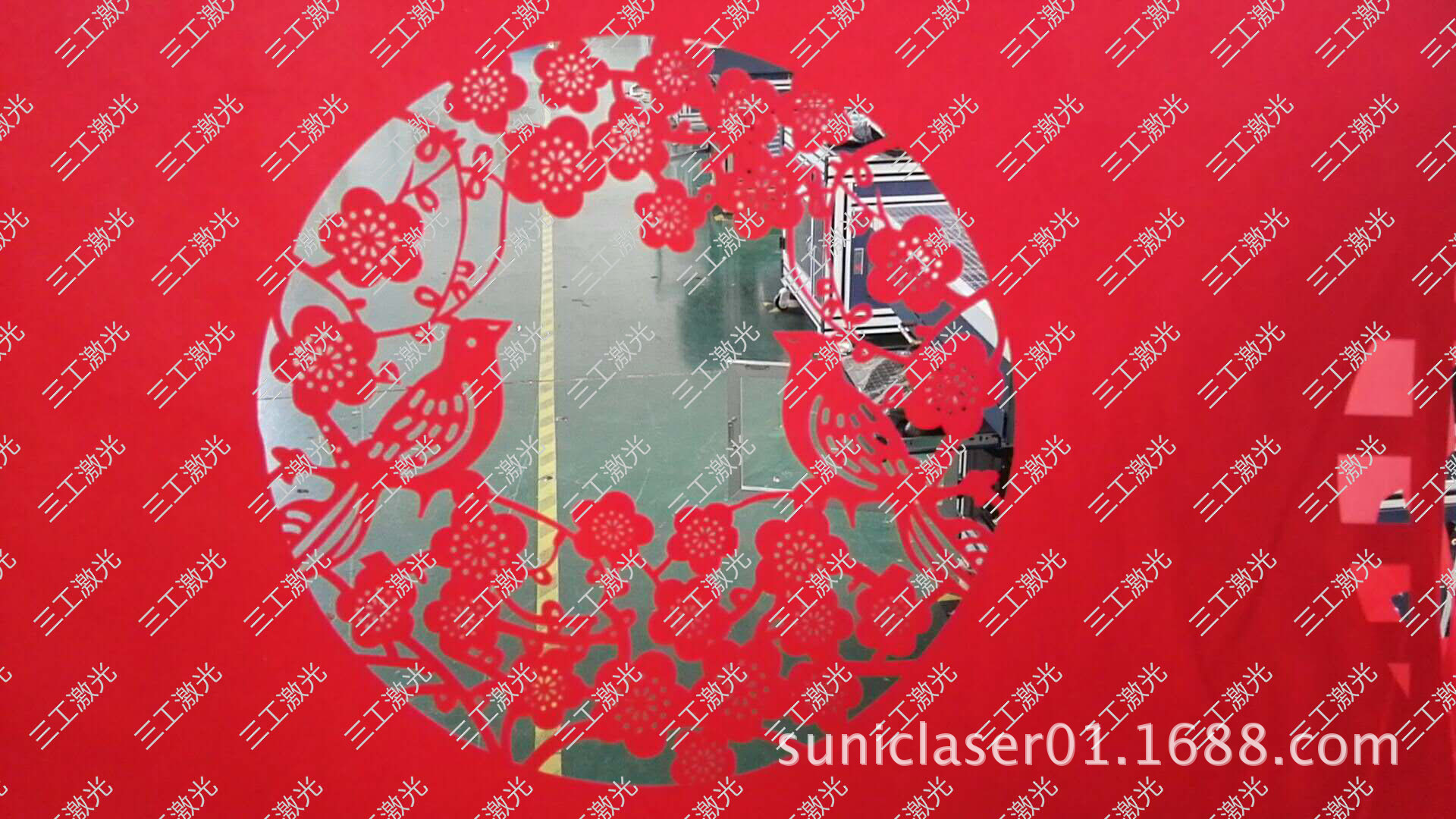 镂空春联贴画激光雕刻机scm-2000，高速纸张不黄边多种幅面可选