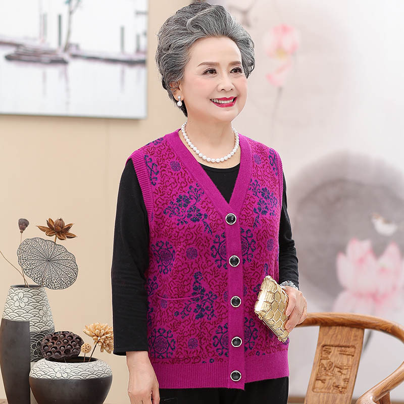 Gilet femme MOUTON ROUGE en Tricot - Ref 3317913 Image 8