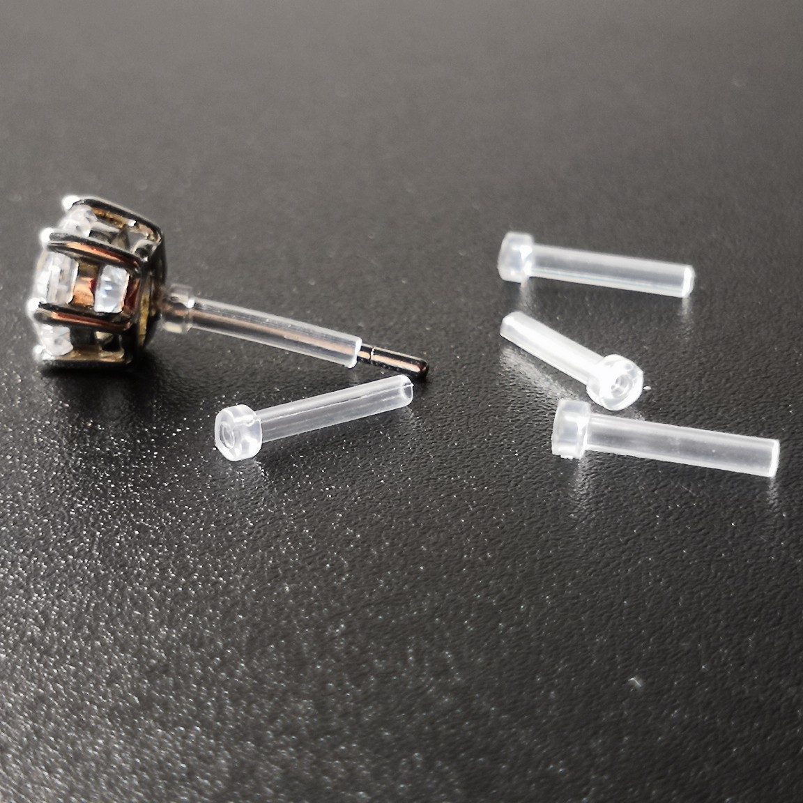 Hypoallergenic plastic earrings