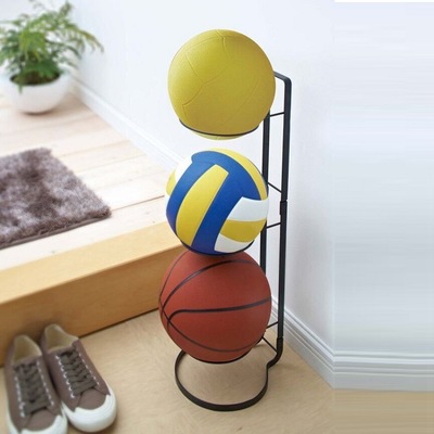 跨境专供 日式篮球收纳架 创意室内可移动篮球排球足球收纳展示架