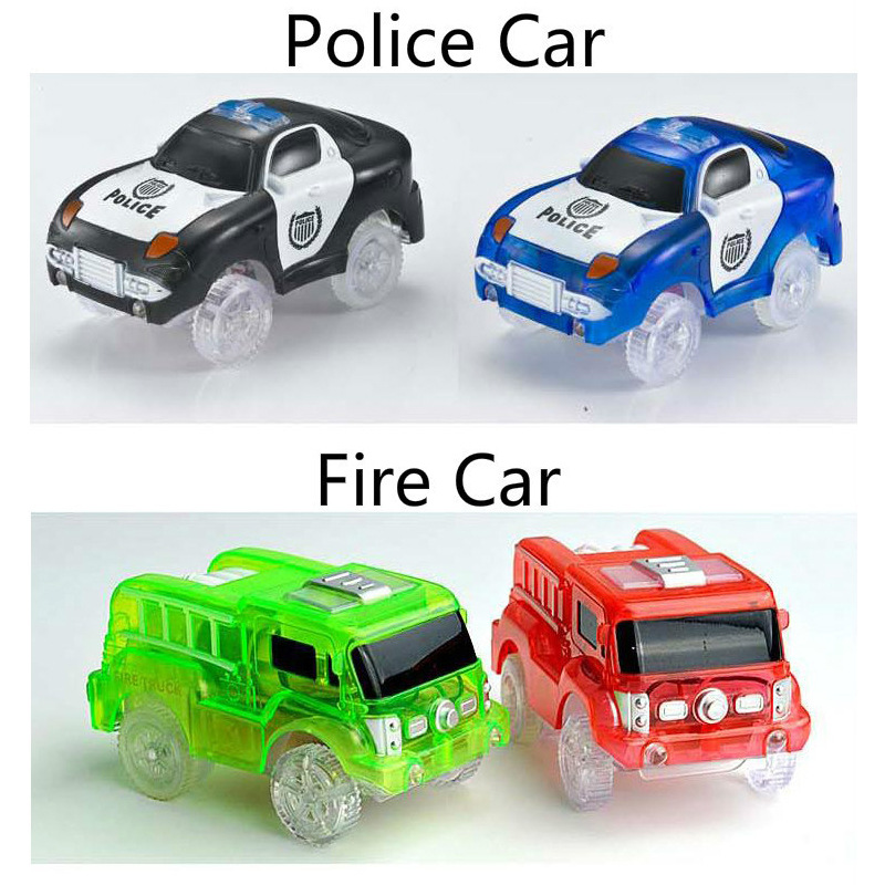 電動發光軌道玩具配件車子賽車帶夜光兼容Magic Tracks跨境熱銷