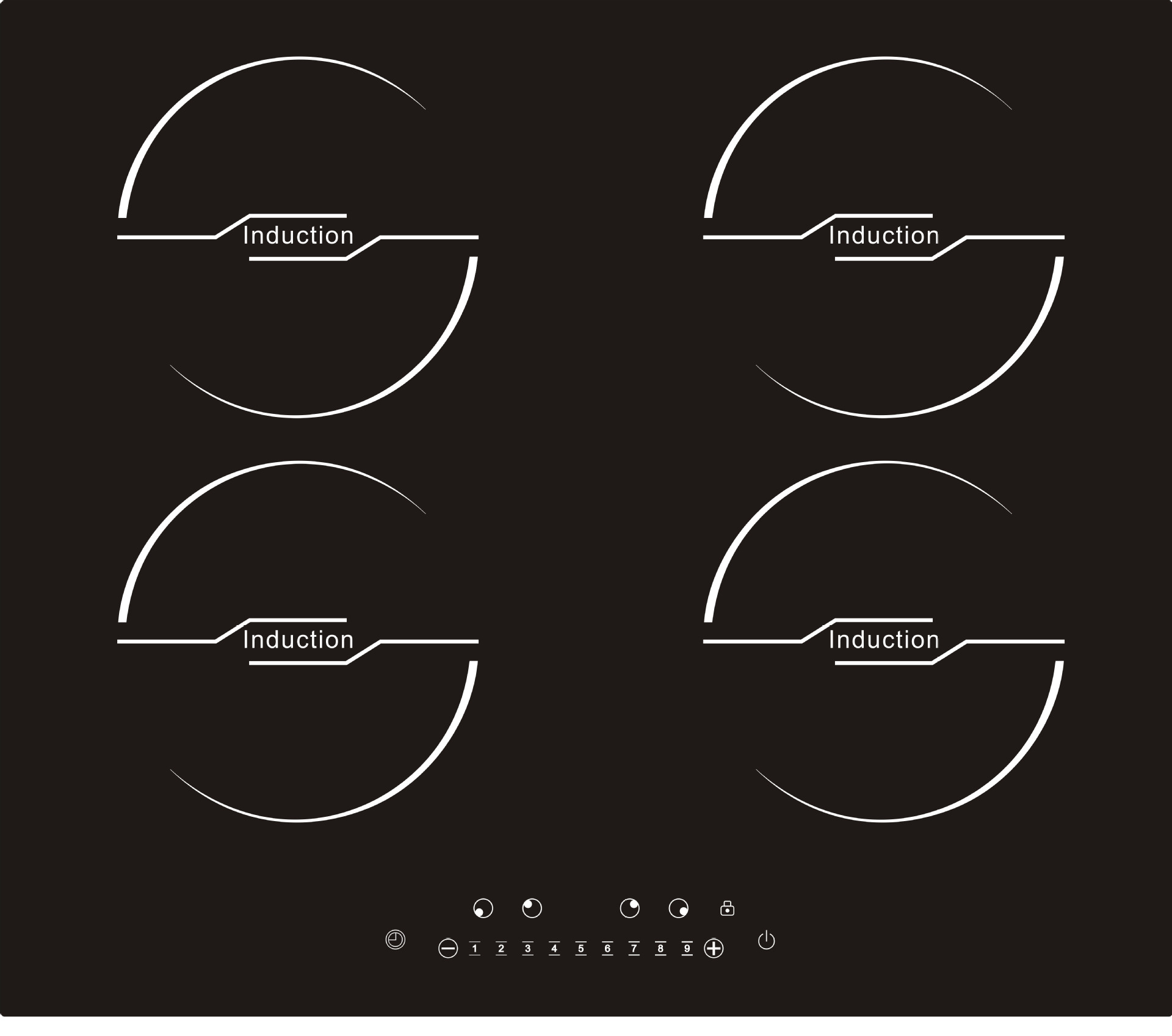 四头炉电磁炉电陶炉组合