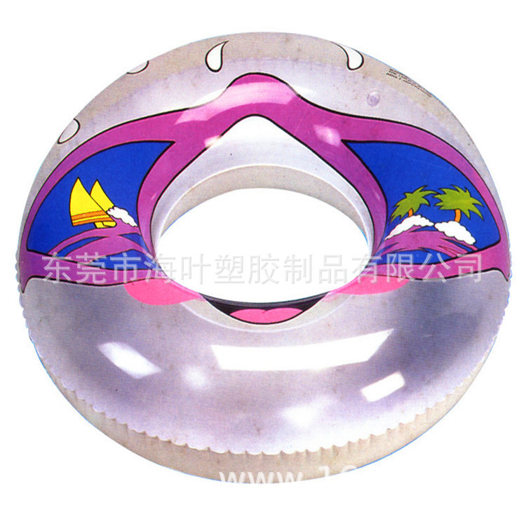 Inflatable fashionable swimming ring PVC