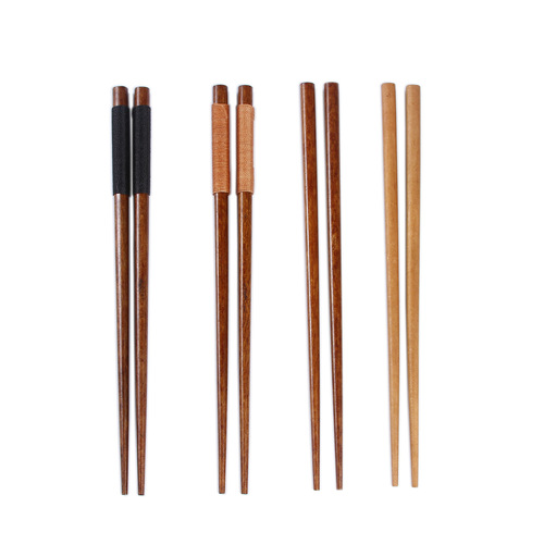 Thread-wrapped Japanese-style pointed chopsticks, lacquered nanmu cooking sushi chopsticks, restaurant and hotel engraved gift chopsticks