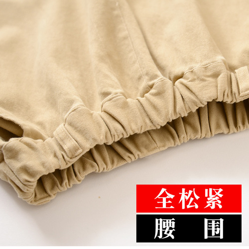 Children's khaki school uniform trousers, primary school boys' trousers, navy blue older children's school trousers, stretch trousers for girls