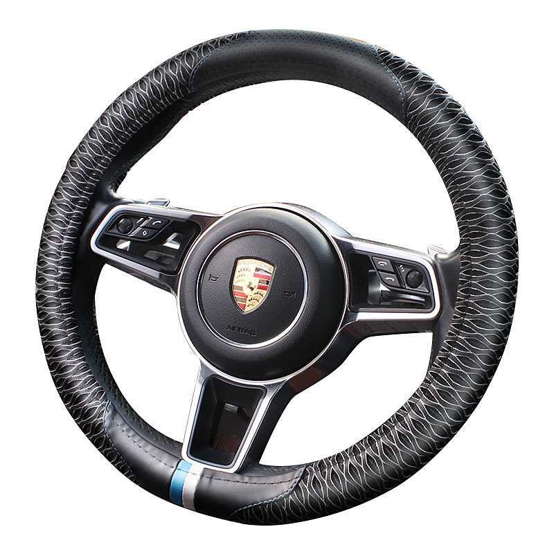 冰絲PU網(wǎng)孔方向盤把套 四季方向盤套 38cm中號夏季把套BT-902/901