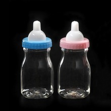 现货供应 75ml中号酸奶瓶 粉蓝两色可挑 糖果颗粒包装容器塑料瓶