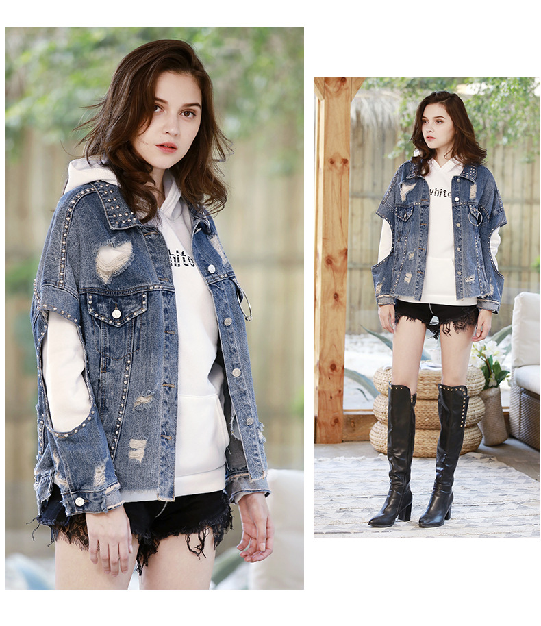 Blouson femme CARTE DES POISSONS en Cow-boy - Ref 3322033 Image 28