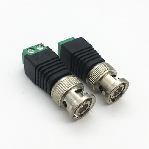 Green terminal BNC male welding-free power adapter Q9 surveillance camera BNC terminal block positive and negative