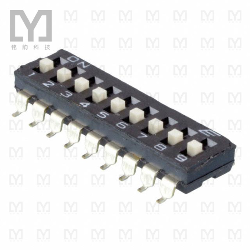 KAE09LGGT【DIP开关】SWITCH SLIDE DIP SPST 25MA 24V