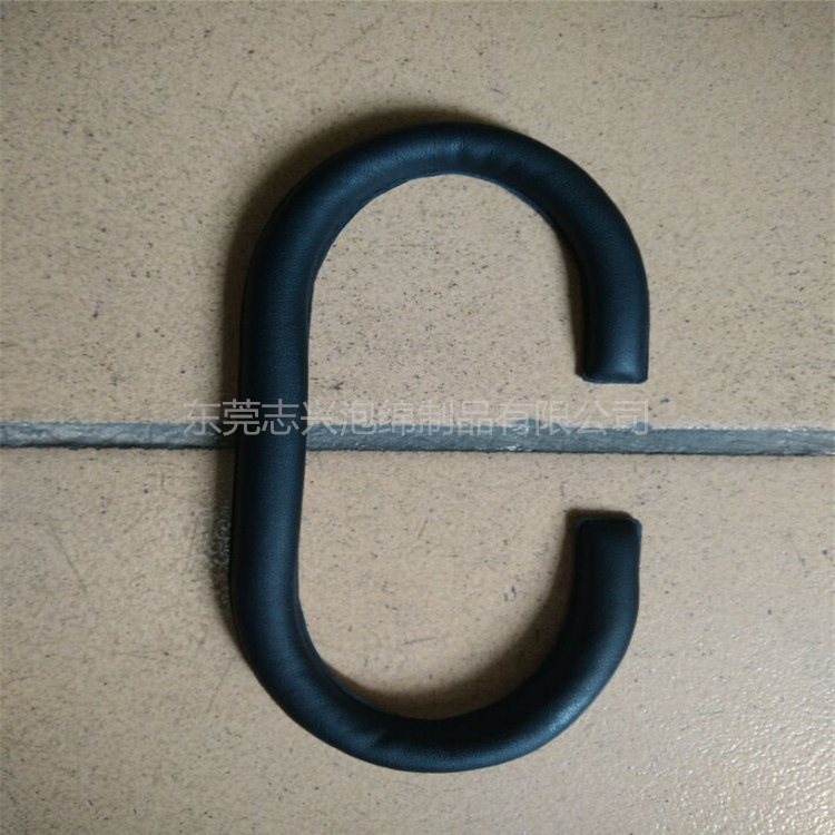 生产eva复布热压成型 PU眼罩加工海绵冷压成型 HTC皮带孔眼罩