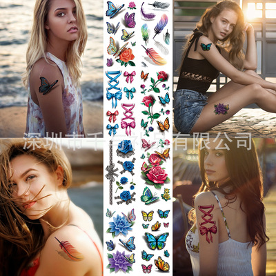 Manufacturers supply Tattoo sticker Water Transfer 3D colour Tattoo Sticker tattoo