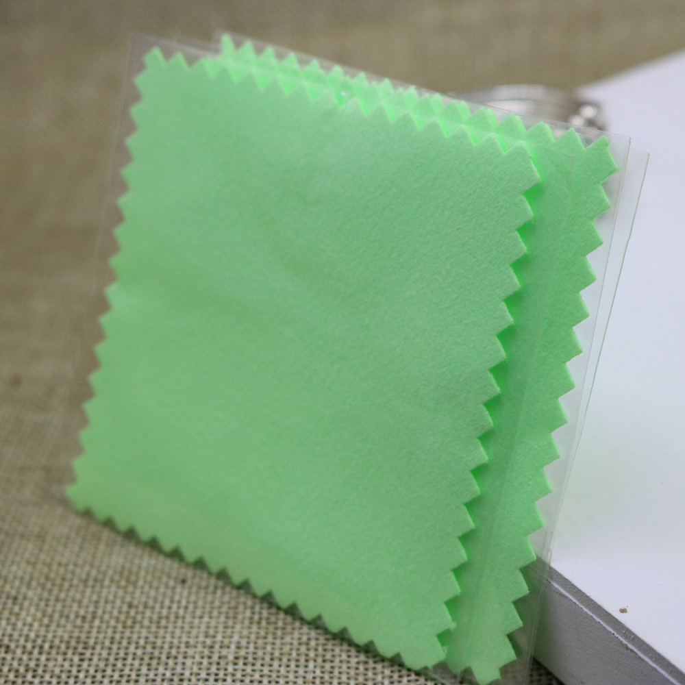 银饰清洁擦银布 银器上光布 发黑银饰抛光清洁  擦银布批发|ms