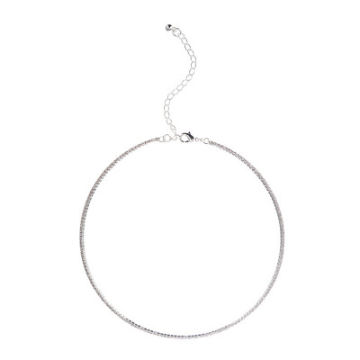 歐美外貿原單項圈 速賣通鎖骨鏈 E-bay 敦煌網批發鑲皓石項圈