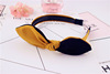 Fashionable headband with bow, brand demi-season hair accessory, Korean style