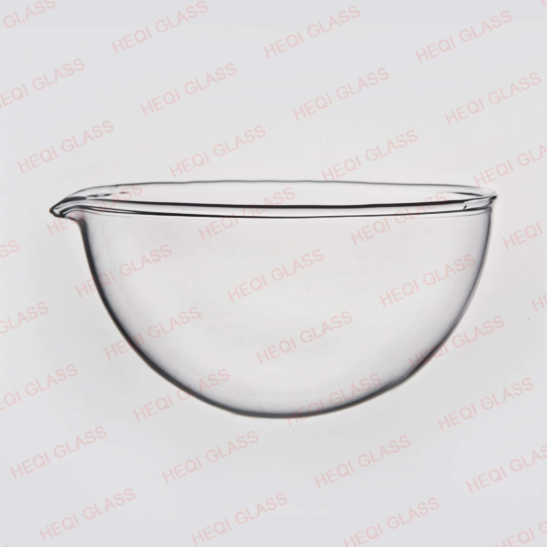 Мощный производитель Shanghai Heqi, кварцевое испарительное блюдо с круглым дном, 60 мм, 90 мм, стеклянное блюдо для испарения инструментов