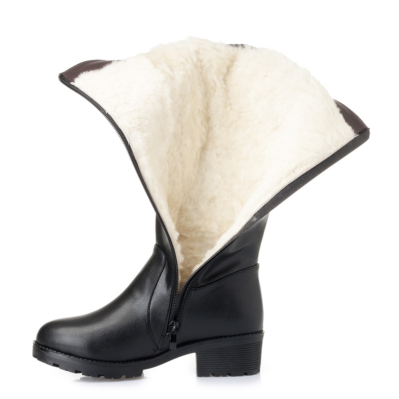Bottes femme QI ZHONGQI en En cuir - Ref 3355062 Image 5