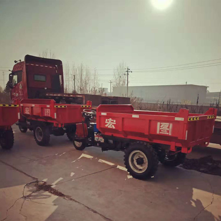 建筑工地电动三轮车 3吨矿用三轮车 加厚矿用三轮车