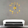 English digital DIY three -dimensional hanging clock personality interesting clock clock bell environmental protection acrylic wall sticker clock