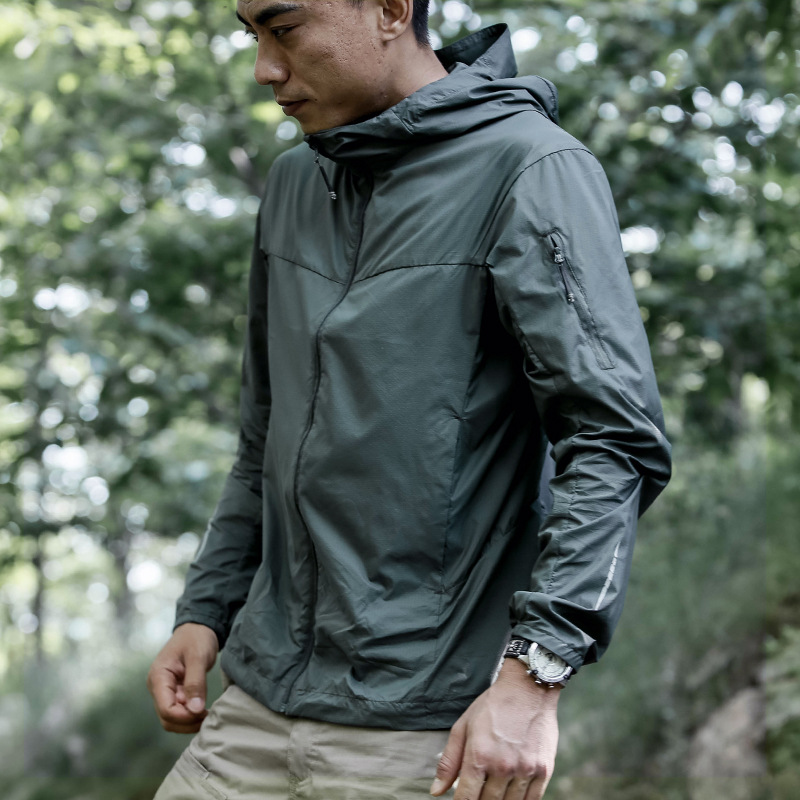 Summer travel thin quick dry sun protection clothing, breathable tactics trench coat, sports uniform, jacket, 2018 5