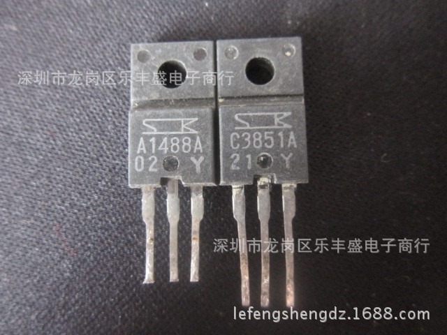 A1488A C3851A 2SA1488A 2SC3851A 拆机三肯 配对管 功率管