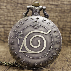 復古日本火影忍者復古日本時尚懷表復古男士女士大號裝飾表