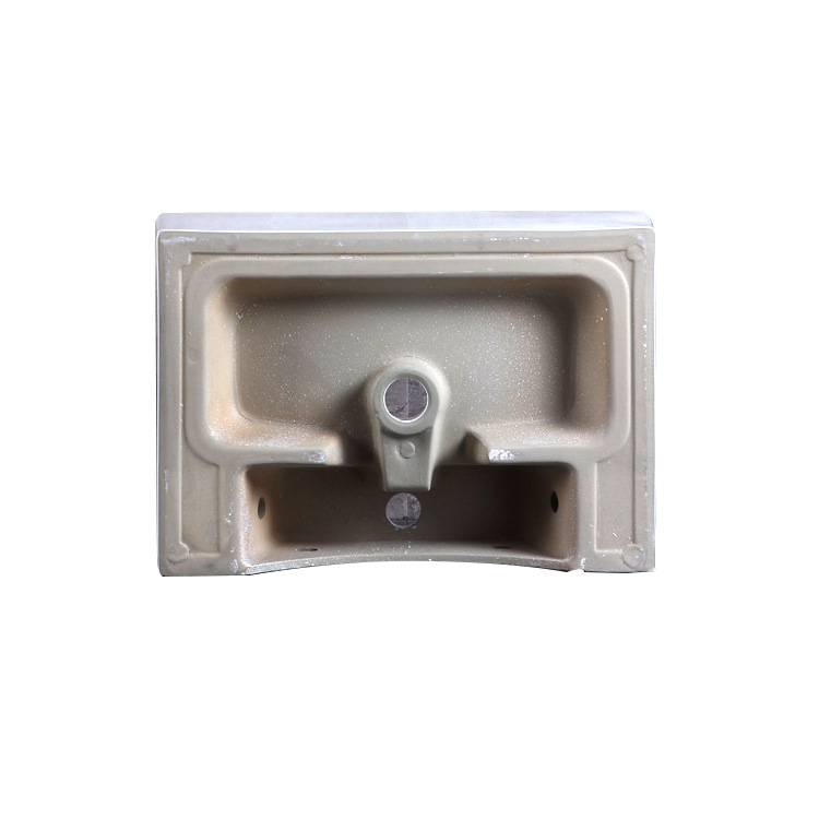 Jiya blanco al por mayor de cerámica Cuenca del arte modelo 211A hogar Baño lavabo de cerámica