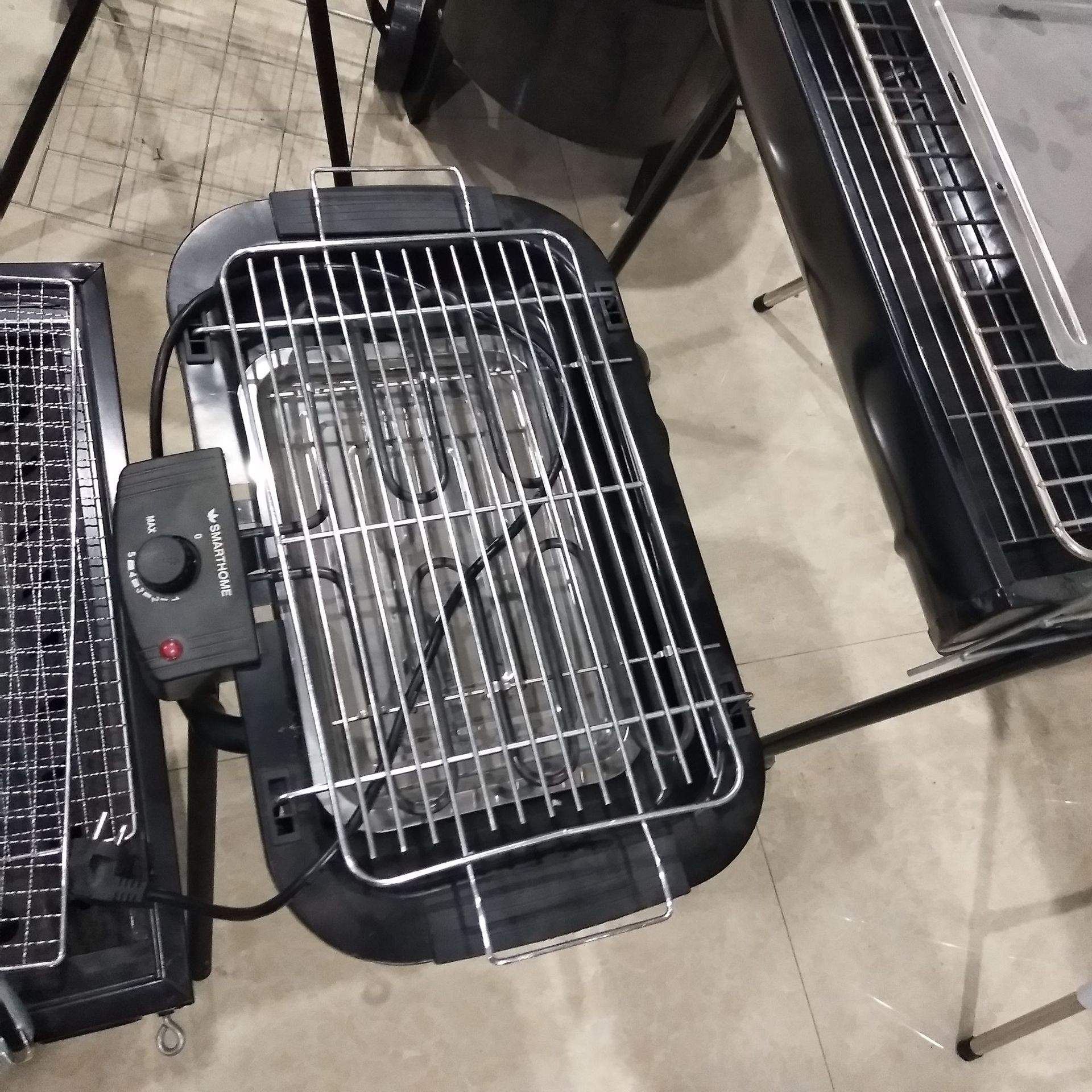 Parrilla de barbacoa comercial 5 niveles elect