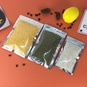 镀铝箔阴阳自封袋 半透明封口袋 阴阳拉链袋 食品干果包装袋