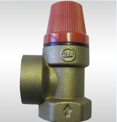 铜丝扣安全阀热水器空调泄压阀走水铜安全阀DN152025