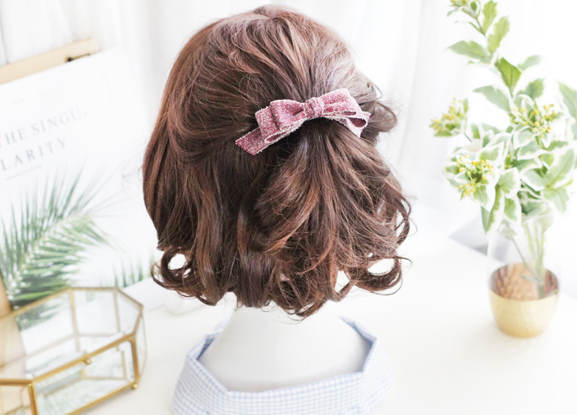 Fashion Snowflake Ribbon Bow Hairpin Wholesale display picture 3