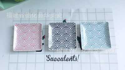 现货陶瓷盘子 餐具酒店日用品 点心水果盘 首饰托盘 出口贸易厂家|ms