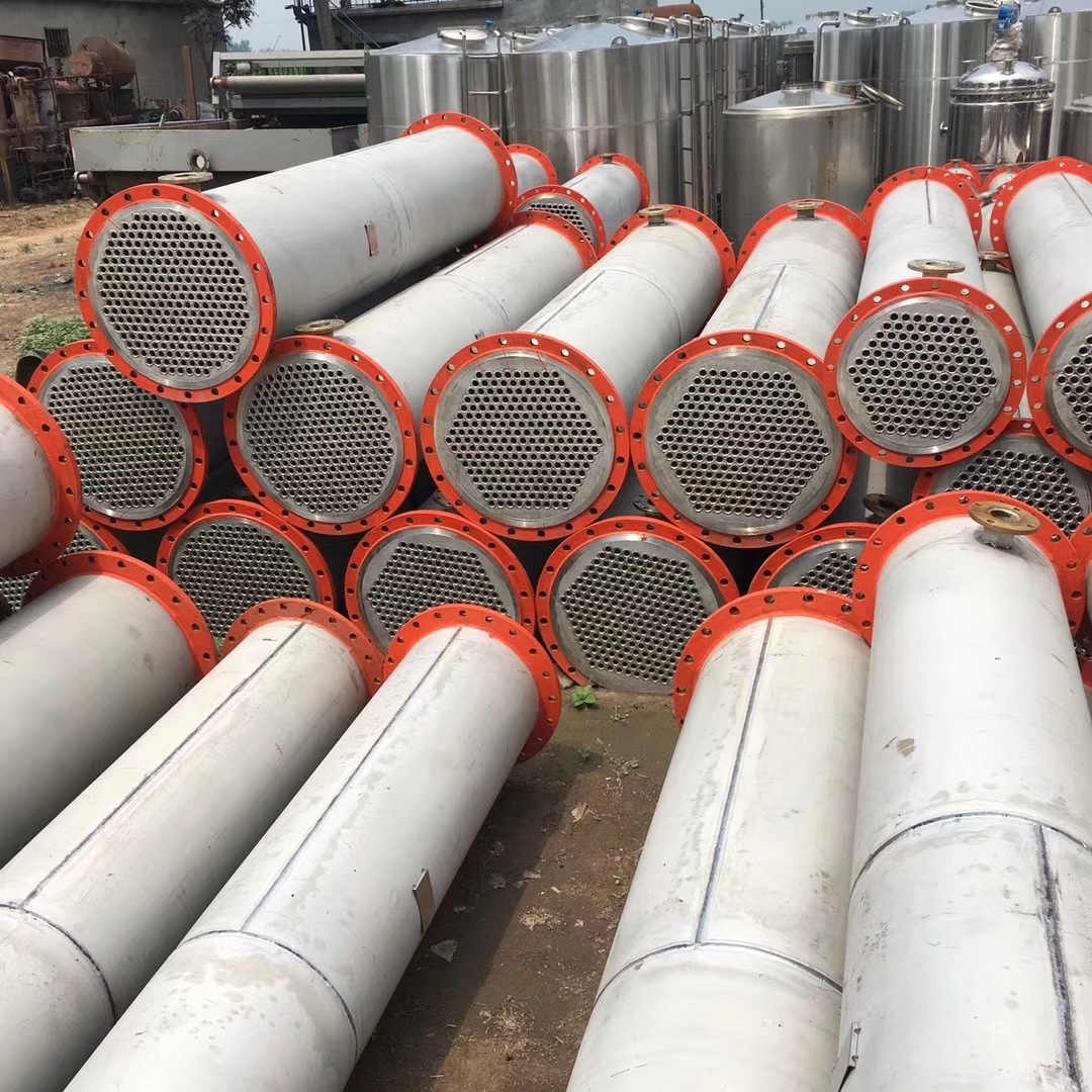 二手304不锈钢列管冷凝器 50平方二手冷凝器 304不锈钢冷疑器