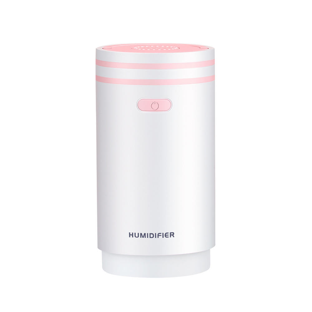 拾风随心境加湿器 usb迷你家用车载大容量香薰加湿器带夜灯化妆镜