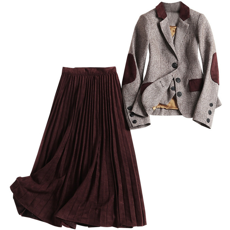 Costume femme SPLIT en Daim - Ref 3335168 Image 5