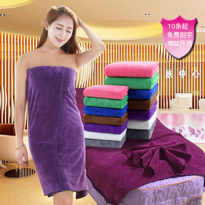 Manufactor Superfine fibre Bath towel Beauty Dedicated Make the bed towel Brushed Super large 80*180 Strong absorption wholesale