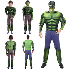 兒童節萬聖節cosplay動漫服裝綠巨人肌肉英雄聯盟服裝舞會表演服