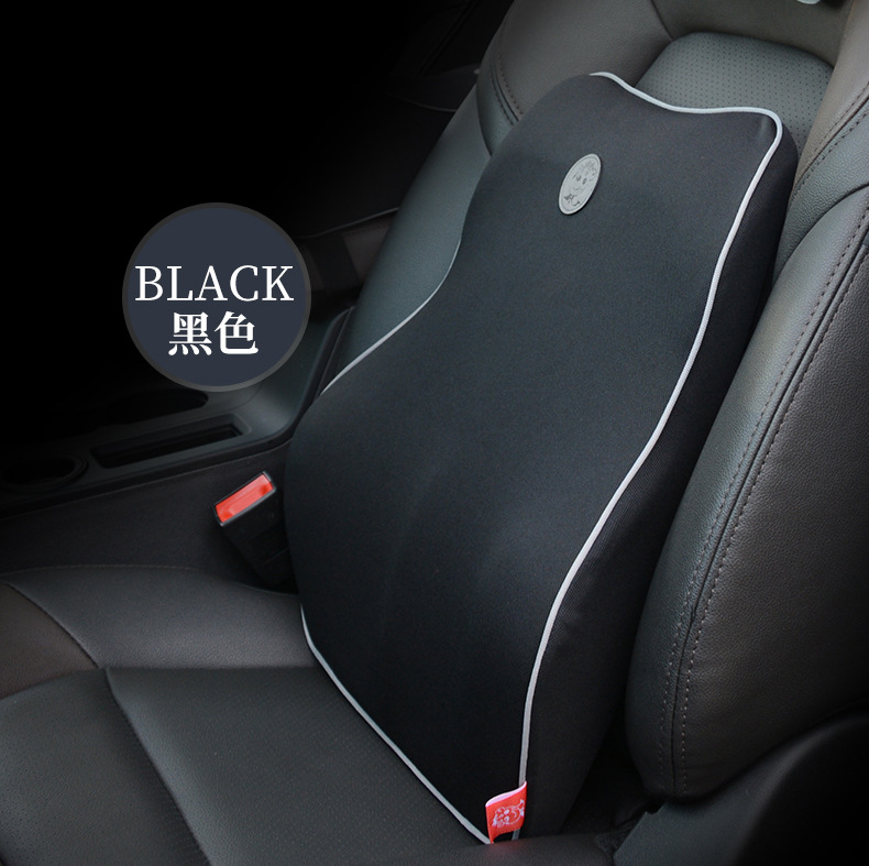 In-Stock Car Seat Cushion Lumbar Support Breathable Memory Foam Driver Seat Care Massage Backrest Cushion