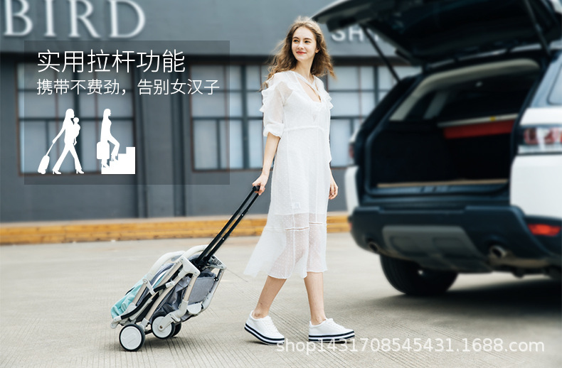 Tianrui cochecito de bebé ultra-ligero portátil plegable mini niños de bolsillo paraguas coche bebé BB carro