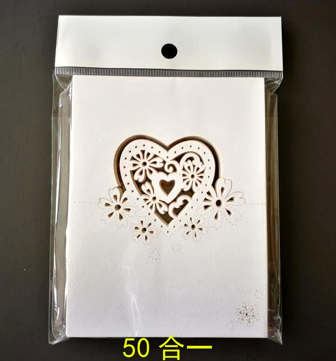 Valentine's Day Sweet Double Heart Iridescent Paper 210g Wedding Graduation display picture 12