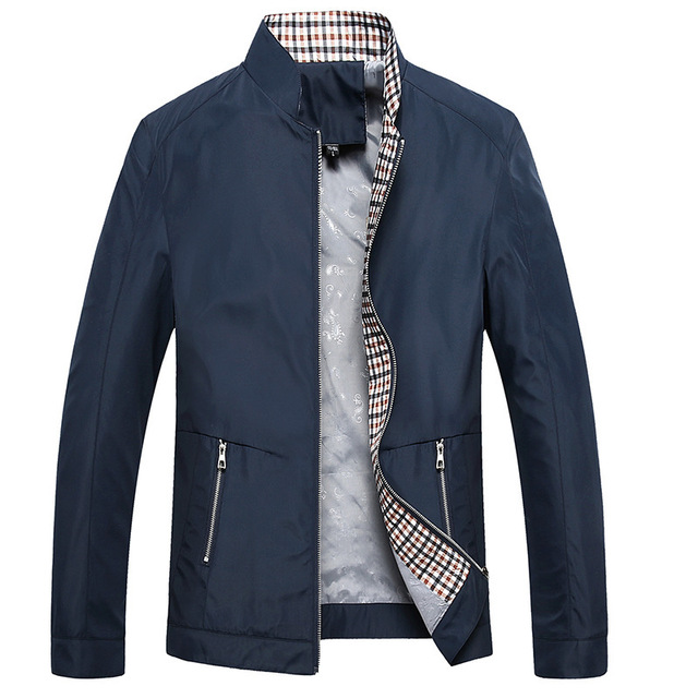 Spring and autumn men’s stand collar business coat casual versatile jacket man