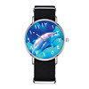 Paisali blue dolphin love symbolizes men and women's lucky romantic creative watches