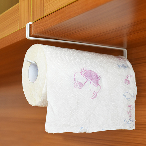Kitchen cabinet wall cabinet punch-free paper towel holder hanging roll paper holder kitchen paper holder storage hanging rack storage rack