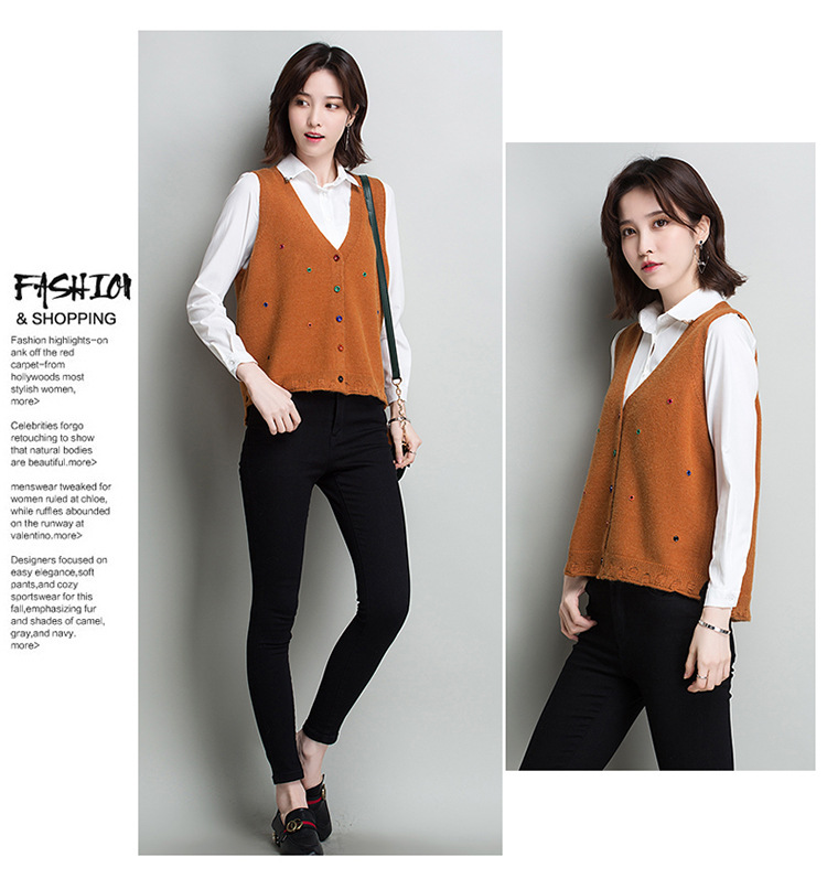 Gilet femme XIN YUROU en Tricot - Ref 3317979 Image 19