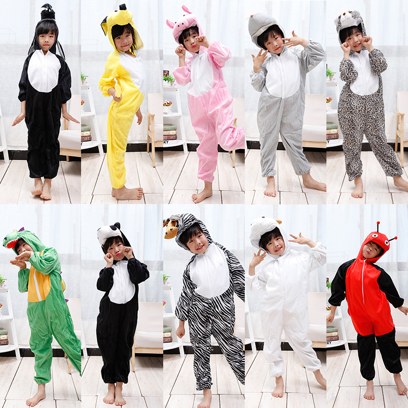 定制cosplay老虎狮子兔子动物表演服 幼儿园儿童节演出服舞台服