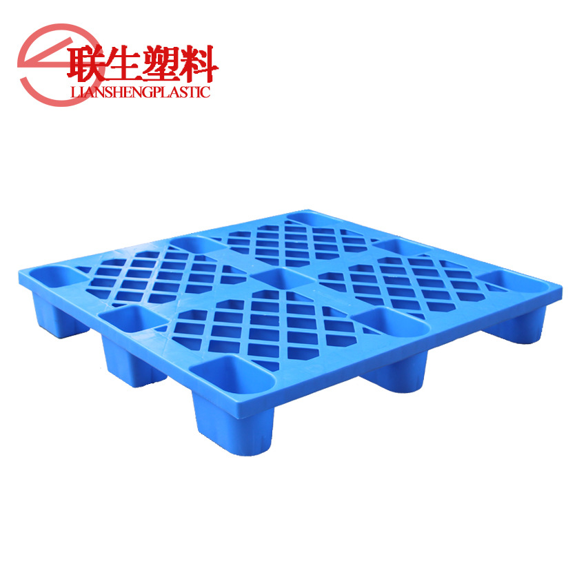 25九脚塑料地台板周转托盘仓储货运栈板垫板  1*1m